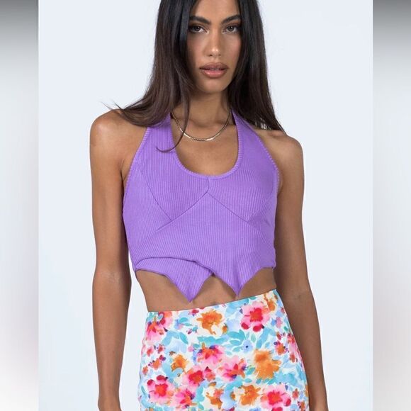 Princess Polly Sami Top Purple - Picture 1 of 7